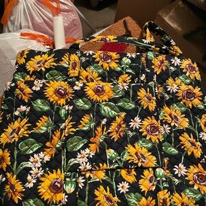 Vera Bradley medium tote bag. Sunflower pattern